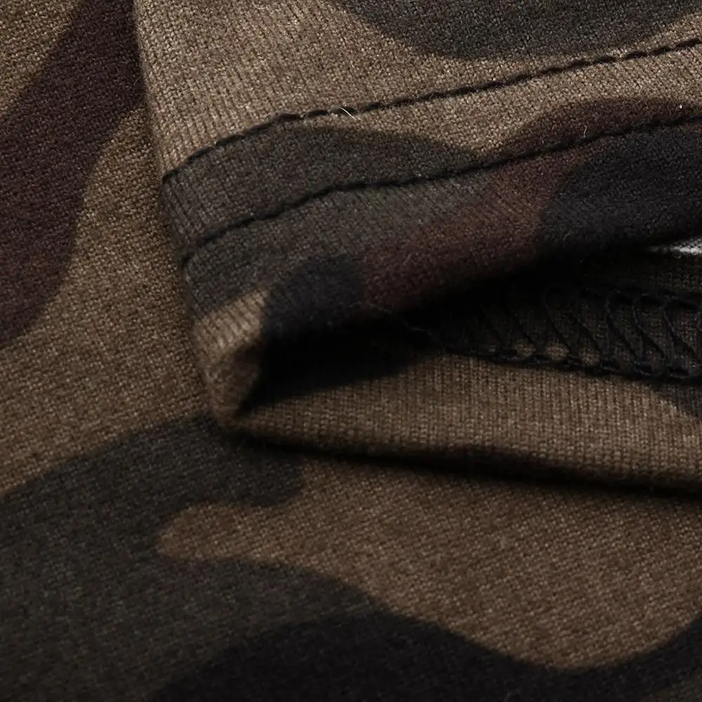 Модные женские сетчатые камуфляжные штаны для отдыха с принтом облегающие