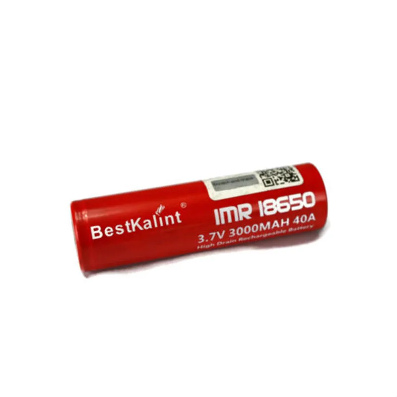 2 шт./лот Bestkalint IMR 18650 аккумулятор 3000 мАч 40 А 3 7 в перезаряжаемые плоские