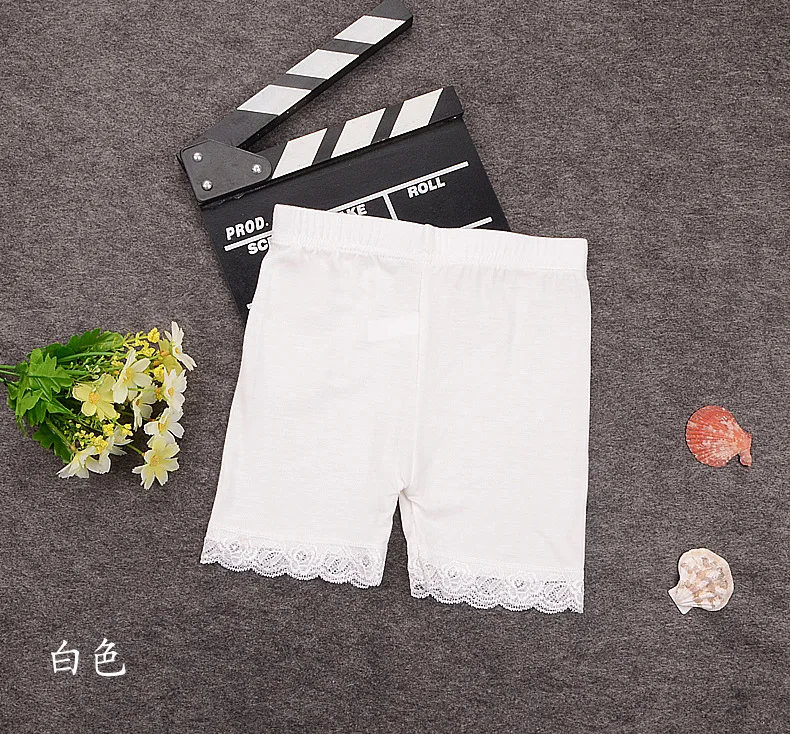 Детское нижнее белье удобные штаны из модала с имитацией кружева для детей 2 4 6 8 10