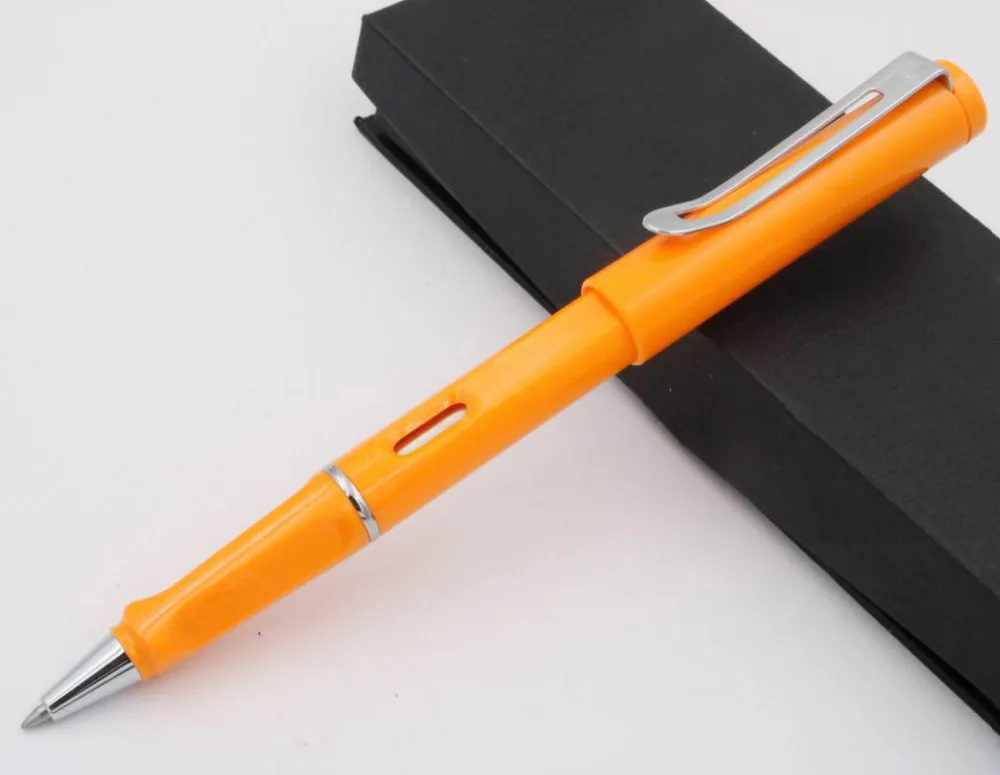 Jinhao599 пластиковая Классическая оранжевая лакированная Ручка-роллер