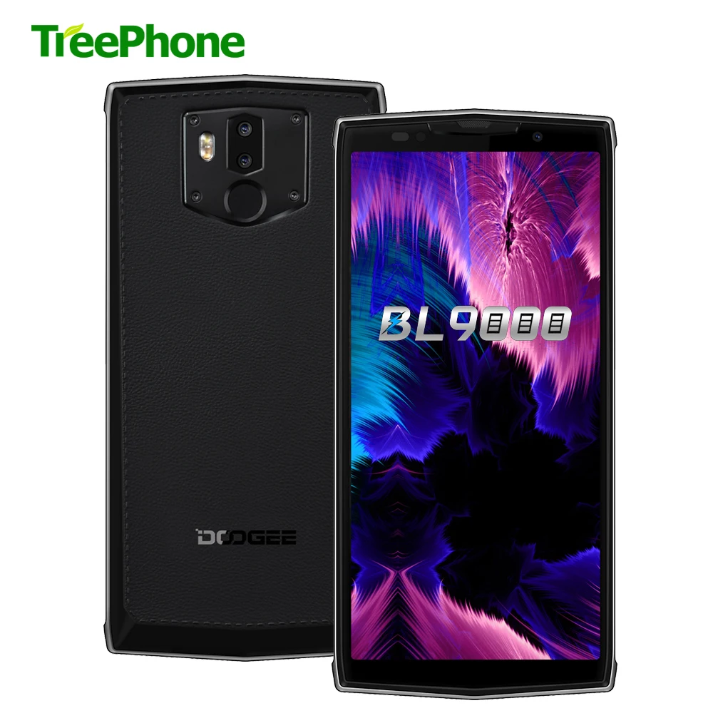DOOGEE BL9000 Беспроводной и зарядки вспышки 9000 мАч смартфон 5 9 ''FHD + 18:9 Экран NFC MTK6763