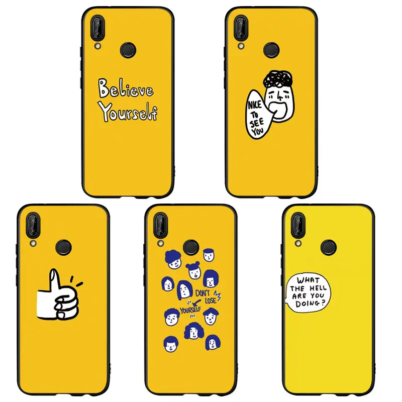 MA забавные желтая подошва Стиль чехол для телефона Huawei P8 P9lite 2017 P10 P20Lite Honor6X 7X8X9 Mate10