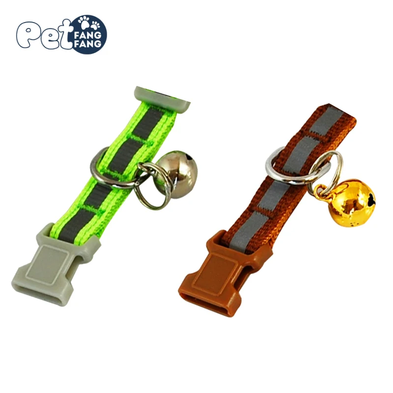 36 см нейлон светоотражающие СВЕТОДИОД ошейник Quick Release одноцветное Воротники