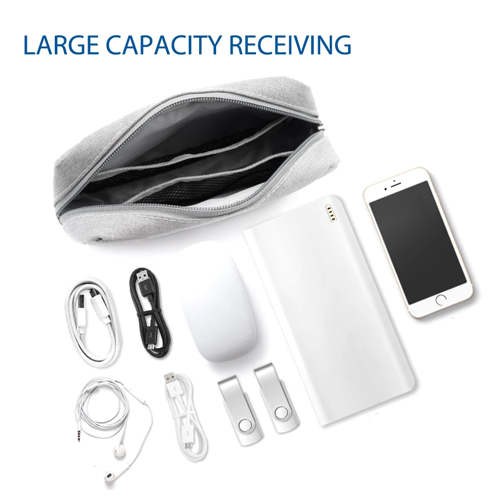 Портативный дорожный usb-кабель для передачи данных сумка чехол Оксфорд зарядка