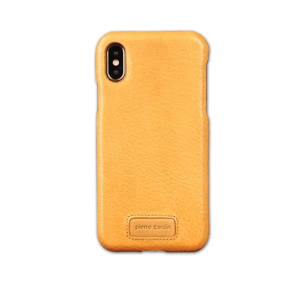 Pierre Cardin Роскошный ультра тонкий чехол из натуральной кожи для Apple iPhone XR/XS MAX чехол для телефона жесткий чехол
