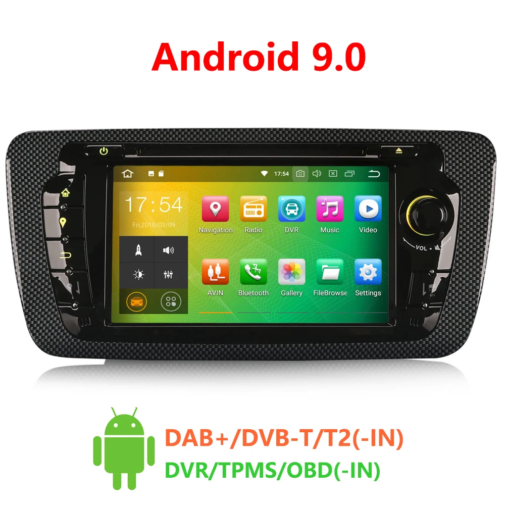 Erisin ES4822S 7 дюймовый автомобильный мультимедийный плеер навигация GPS DVD