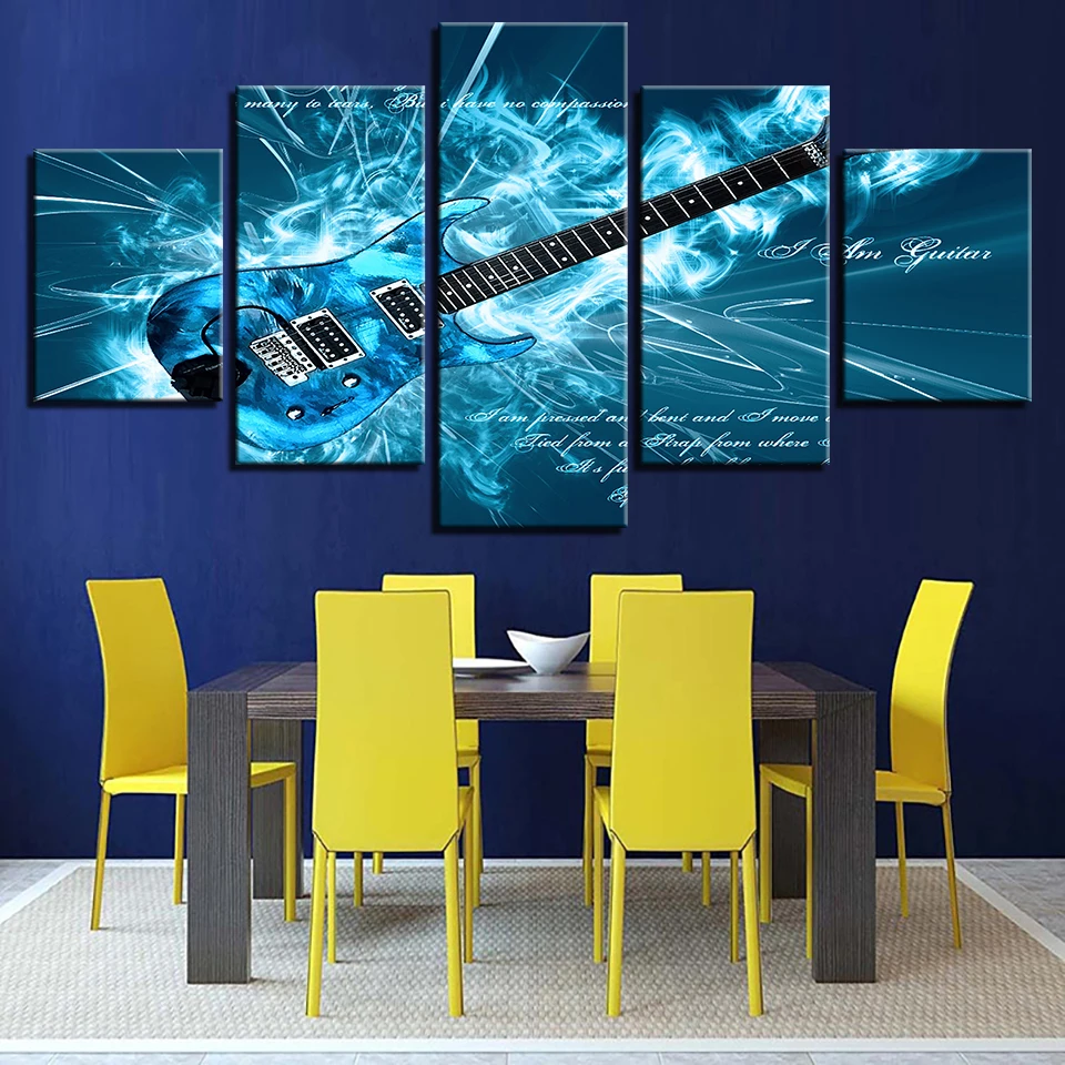 Холст HD печатает фотографии стены искусства для Гостиная домашний Декор 5 шт.