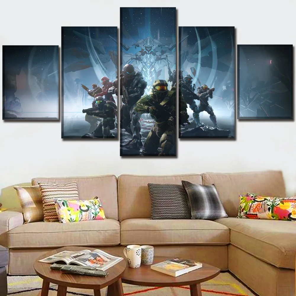 Игровой постер с 5 панелями 1 набор стражами современная настенная декоративная