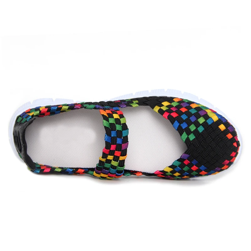 BEYARNE/повседневная обувь на плоской подошве Женская модная тканая ручной работы