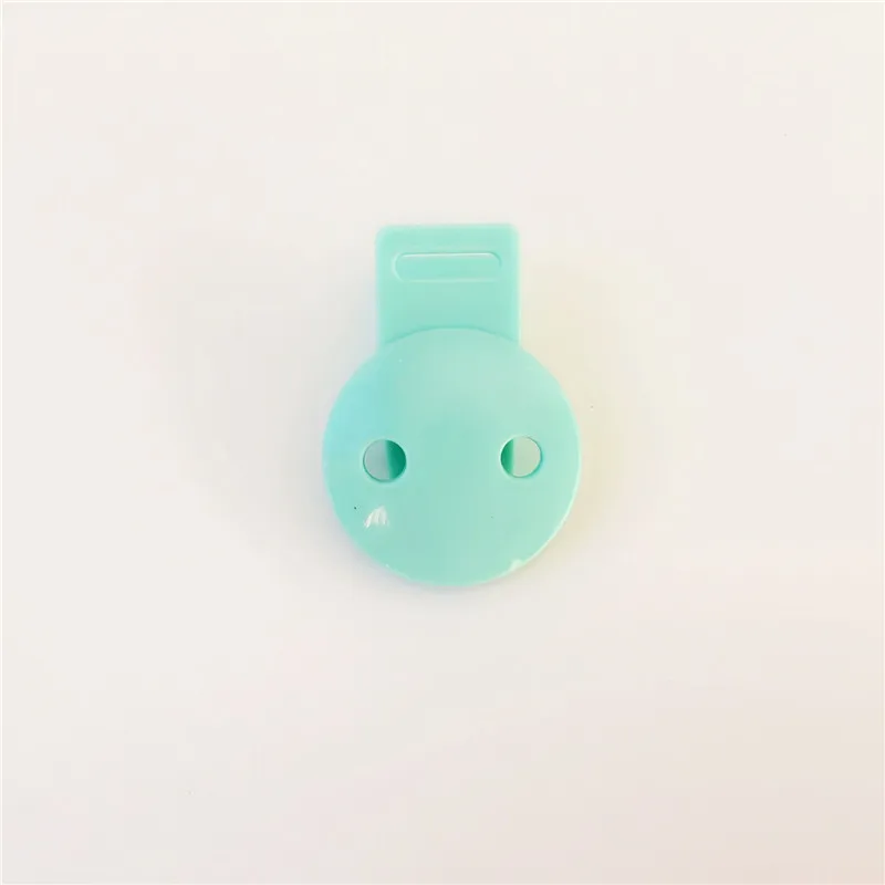 Mint Green--4PCS 3-5 шт./партия, детские пластиковые соски, зажимы, ювелирные изделия, пустышка, держатель для пустышки, аксессуары для кормления младенцев, мульти-соска, цепь - Цвет: Mint Green--4PCS