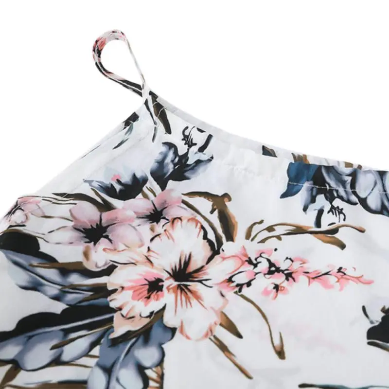 Длинное пляжное платье с открытой спиной цветочным принтом 2018|Женские платья| |