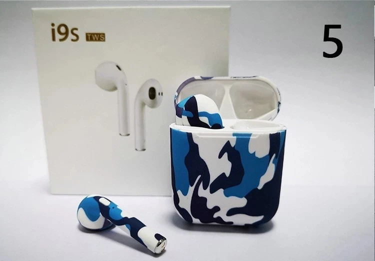 i9s color 5 Беспроводные наушники Bluetooth i9s tws цвет Беспроводная мини-гарнитура Bluetooth Eraphones 5,0 беспроводные наушники все смартфон - Цвет: i9s color 5