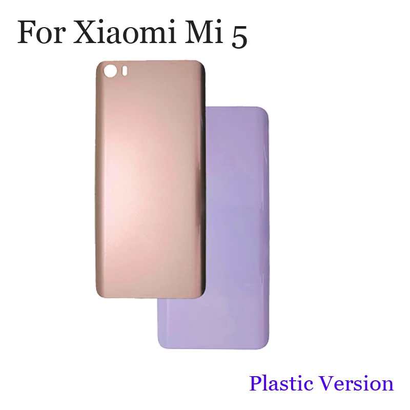 

100%New Plastic Battery Back Rear Cover Door Housing For Xiaomi Mi 5 Battery Cover For Xiaomi Mi 5 Replacement Mi5 Hard Battery