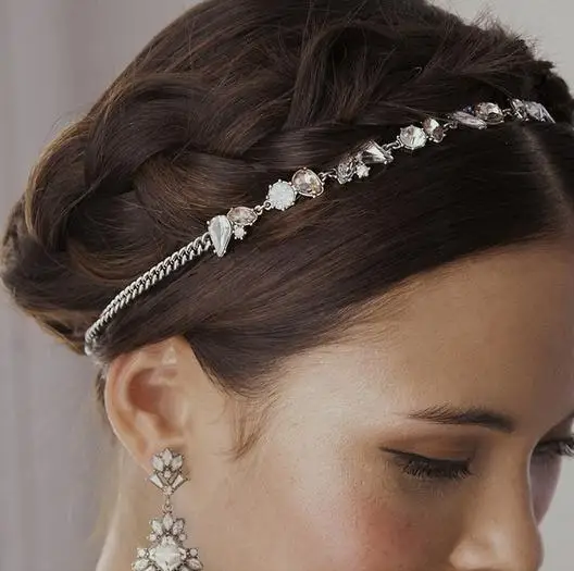 Новые уникальные хрустальные повязки на голову роскошные для волос с