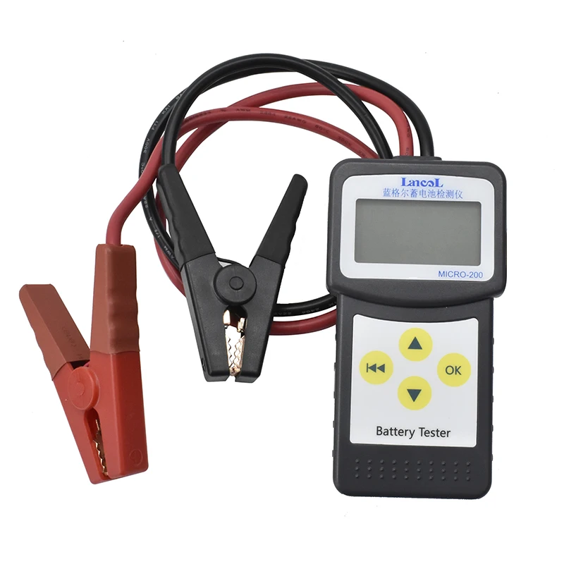 

12v CCA Battery Tester Vehicle Battery Tester MICRO-200 Automotive 12V Vehicle Car Auto Battery Car Tester Diagnostics