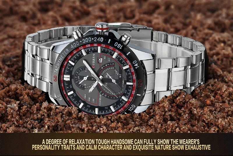 Горячая CURREN часы мужские люксовый бренд 8149 reloj relogio masculino военные кварцевые