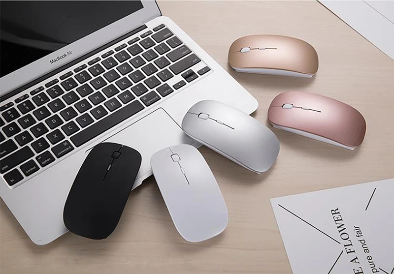 IGRARK Bluetooth Мышь для Macbook Air Pro Retina, для Win10/Mac ноутбука компьютерная беспроводная мышь Бесшумная оптическая игровая Мышь