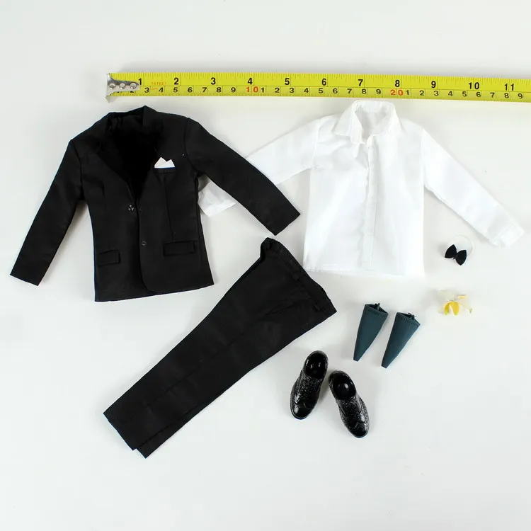 

1/6 Men's Agent Spy Suit Costume Clothes Models for 12" Collectible Action Figure