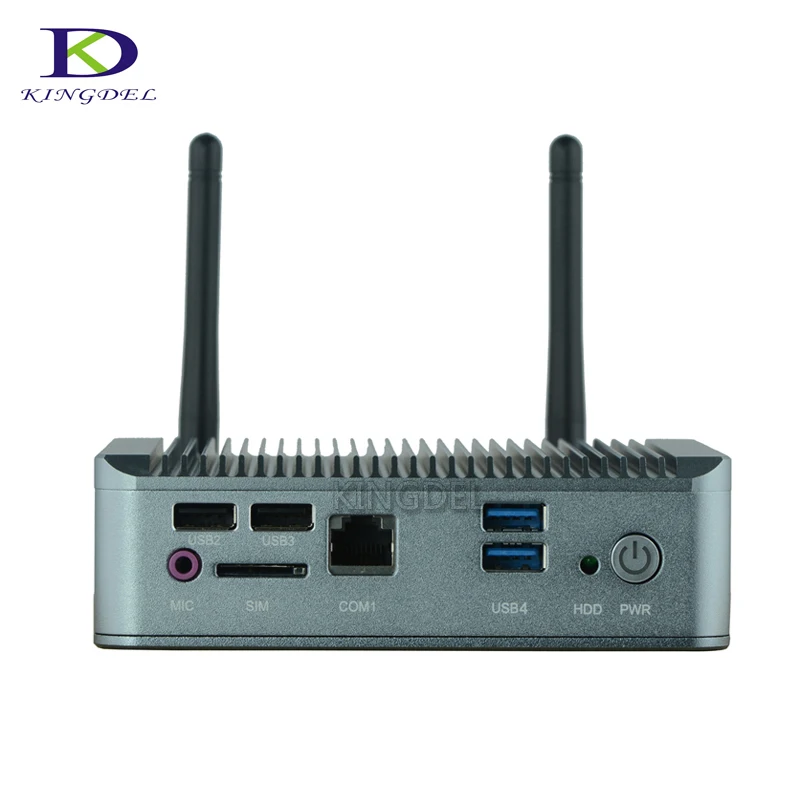 Новый деловой Настольный ПК с двумя Lan четырехъядерным процессором Intel J1900 со