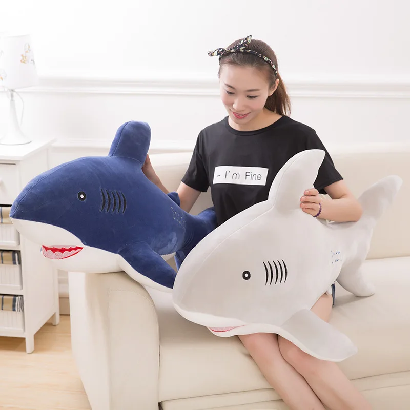 HaoKu Shark Cushion/Pillow Plush Animals Dolls Stuffed Toys for children interesting birthday gift Hobbies kids toy | Игрушки и хобби