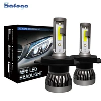 safego 2pcs led car headlight h1 h4 h7 h8 h9 h11 9005 hb3 9006 hb4 hilo auto fog light bulbs headlamp cob 36w 24v 6000k white