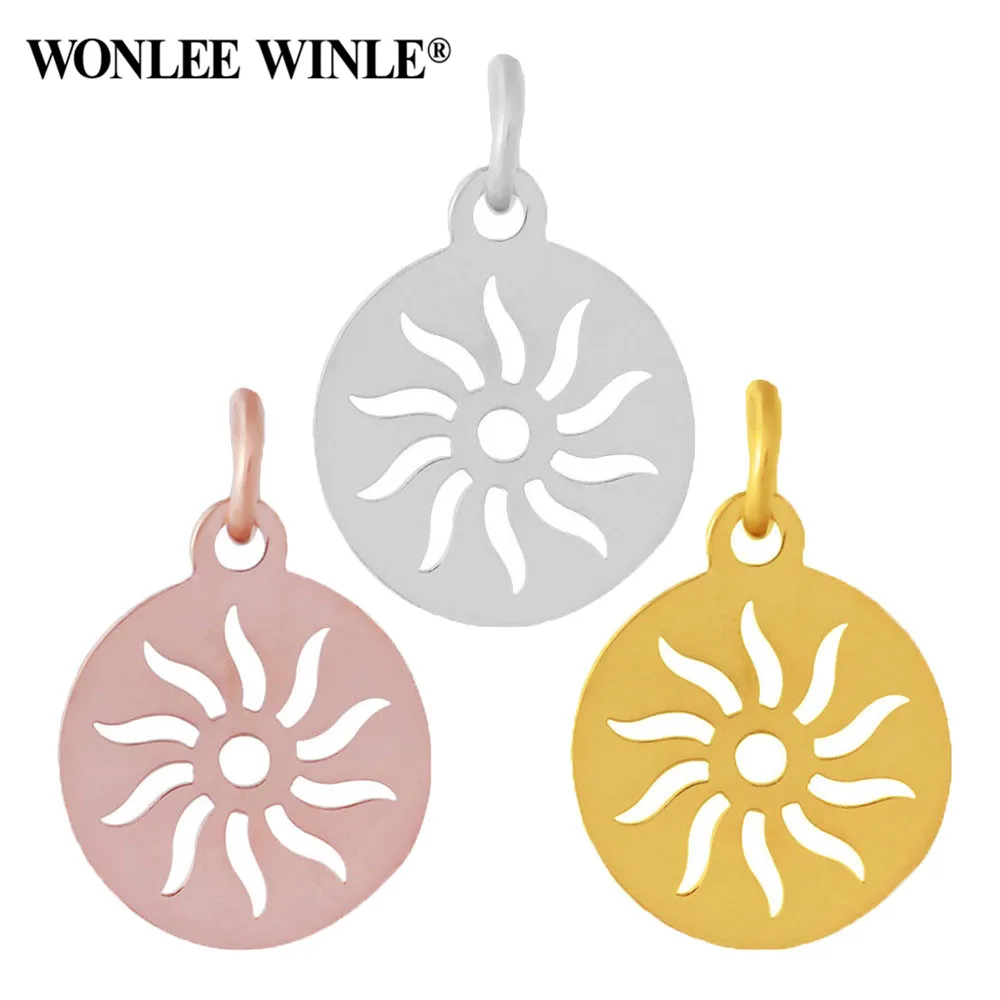 Wonlee Winle полный тщательно отполированное серебро розовое золото 316l нержавеющая