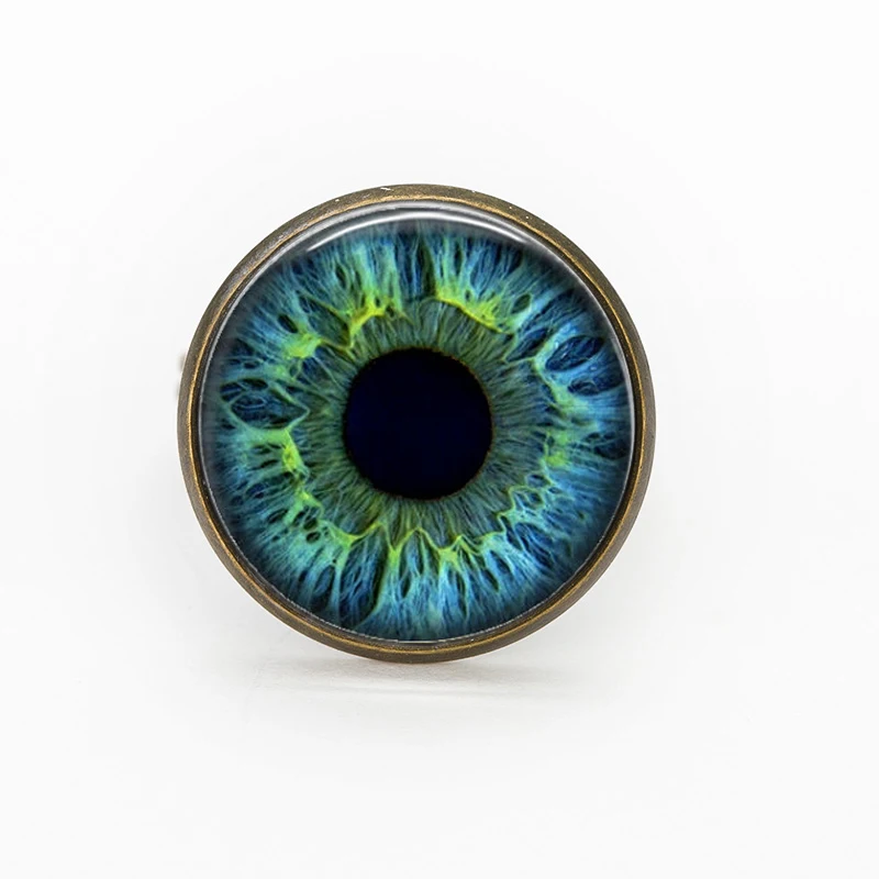 SUTEYI 3 цвета кошачий глаз стекло кабошон заявление искусство кольца ювелирные