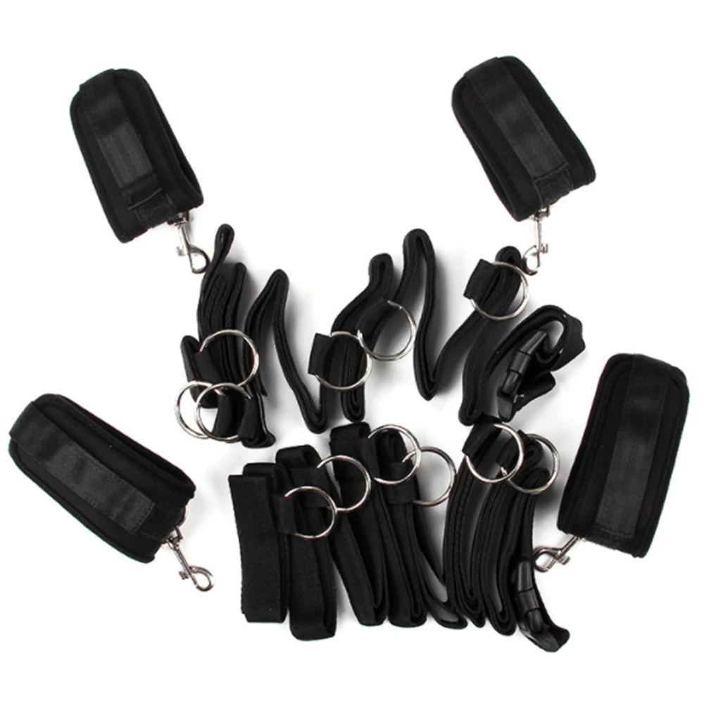 Sex Handcuffs Collar Bondage Restraint Kit Belt Nipple Clamp Whip Adult Game Toys for Couples | Красота и здоровье