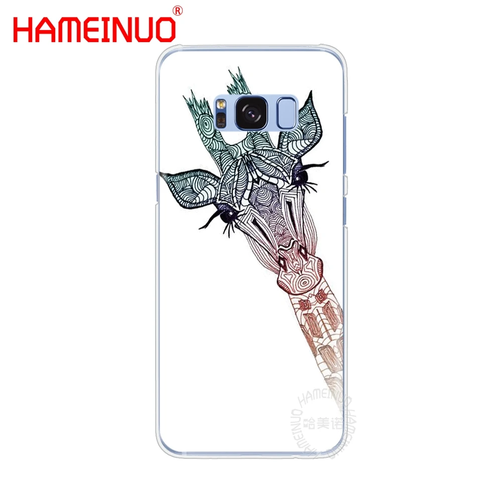 HAMEINUO Жирафы милые животные сотовый телефон чехол для Samsung Galaxy S9 S7 edge PLUS S8 S6 S5 S4 S3 MINI