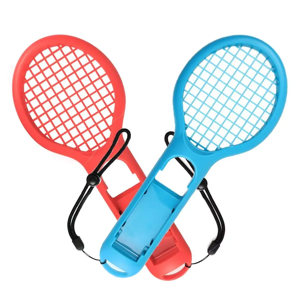 For Nintend Switch Joy-con ABS Tennis Racket Handle Holder for Nintendo NS ACES Game Player with 2 Analog Caps | Электроника
