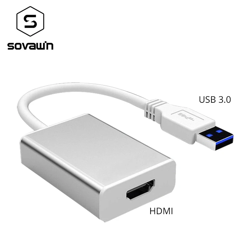 USB 3 0 к HDMI видео графический адаптер 1080P ноутбук компьютер ПК совместимый кабель