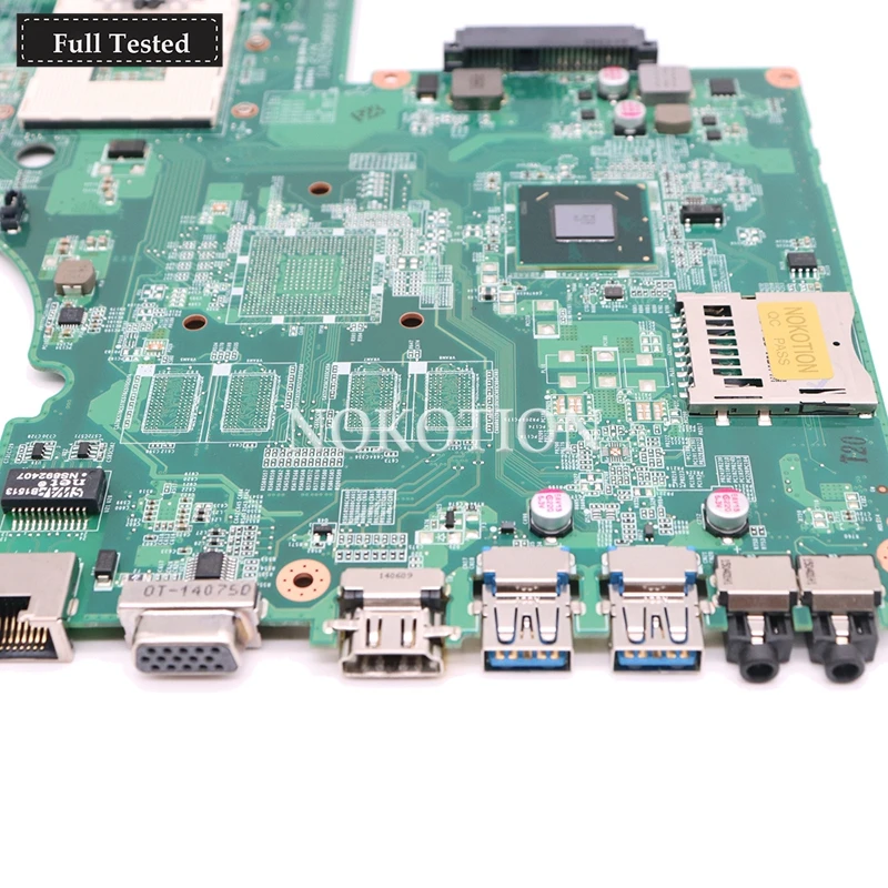 NOKOTION A000243940 DA0BD5MB8D0 REV D для toshiba satellite L75 S75 материнская плата ноутбука Intel HD4000 Graphics HM77