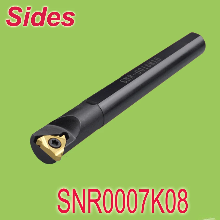 

Free Shiping SNR0007-K08 125mm Length Internal Small Threading Inserts Holder Threaded Holder For Lathe Machine