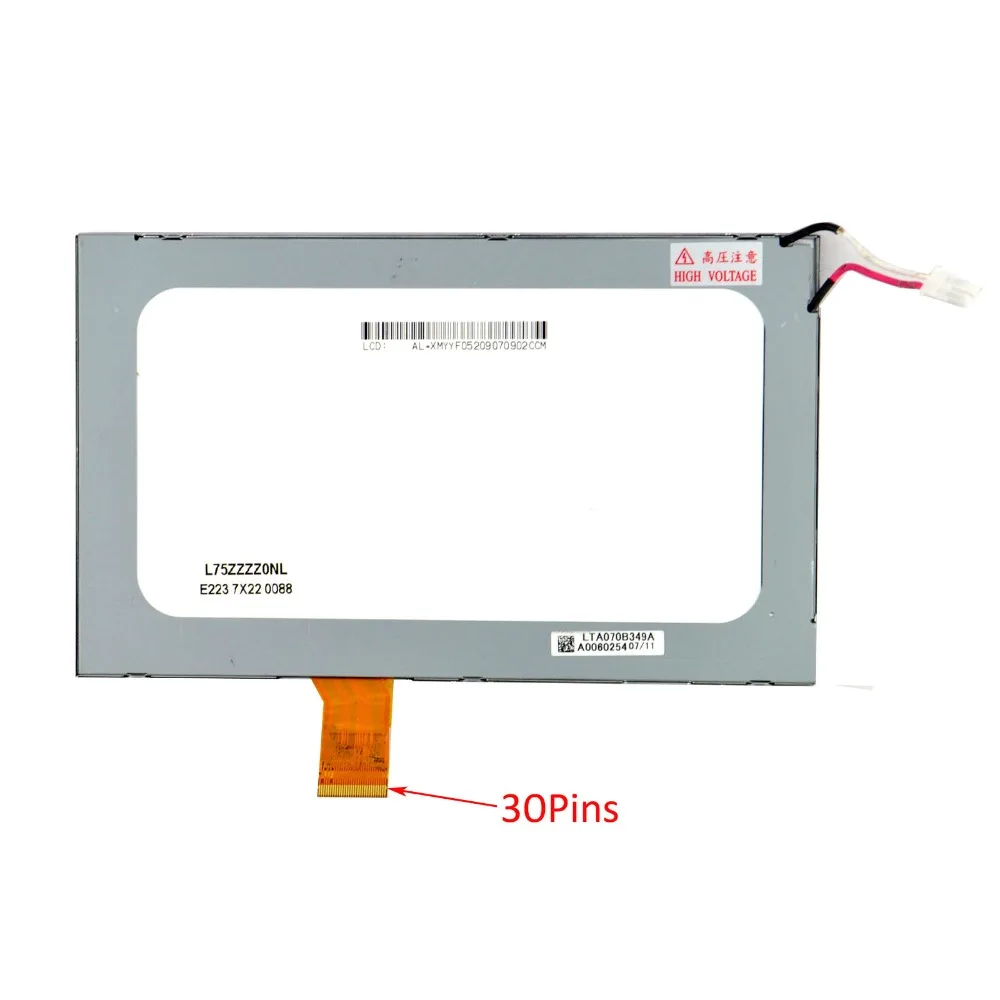 Оригинальный Новый LTA070B349A 7 дюймовый tft ЖК дисплей для автомобильной