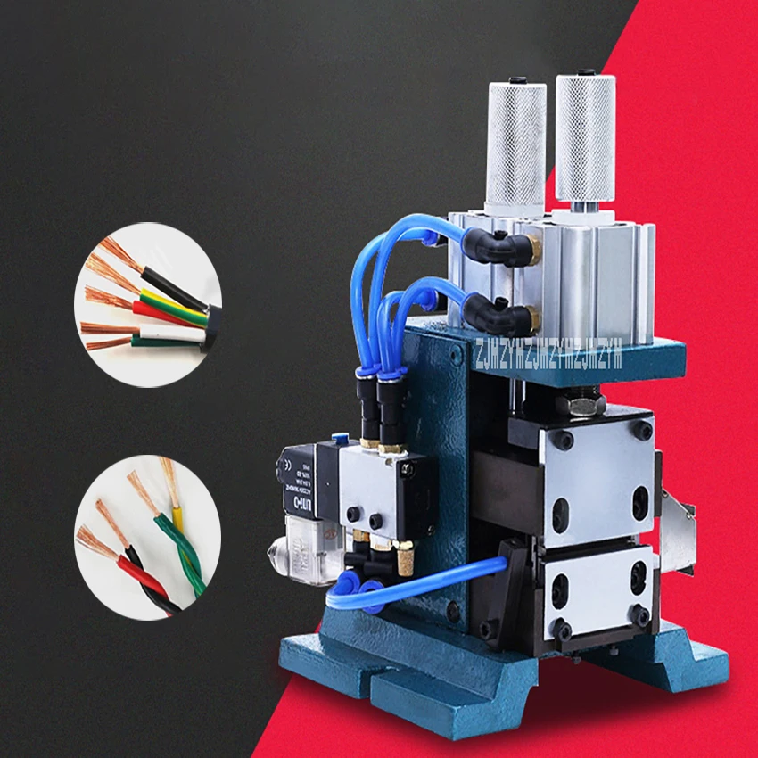 ZC-3F High Efficiency Pneumatic Stripping Machine Quality Multi-Core Sheathed Wire Twisting Cable Peeling 220V | Инструменты