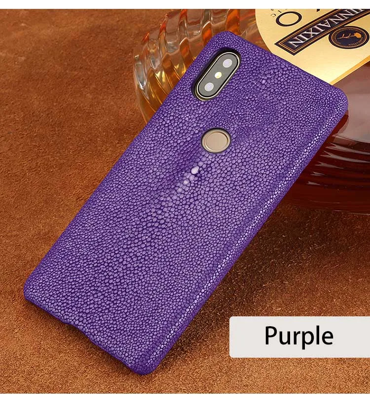 Чехол для телефона из натуральной кожи ската для Xiao mi Pocophone F1 mi 9 mi 8 Pro, защитный Роскошный чехол s для Red mi Note 7 Pro
