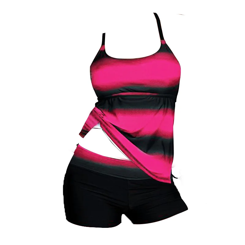 Новые купальники танкини градиентного цвета для женщин 2018 купальный костюм