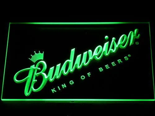 002 Budweiser пивной бар светодиодный неоновый знак с переключателем вкл/выкл 20 + цвета