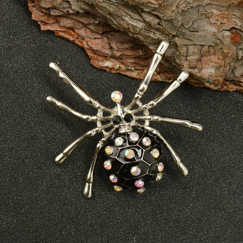 Недорогая Винтажная брошь в форме насекомого 2019 со стразами маленького хрусталя