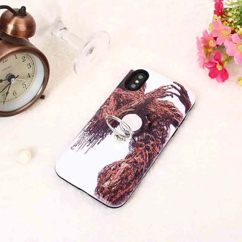 Применимо к iPhone X Mobile Shell 6 S 7 8 плюс Основа 2 в 1 TPU + PC ультра тонкий тиснением