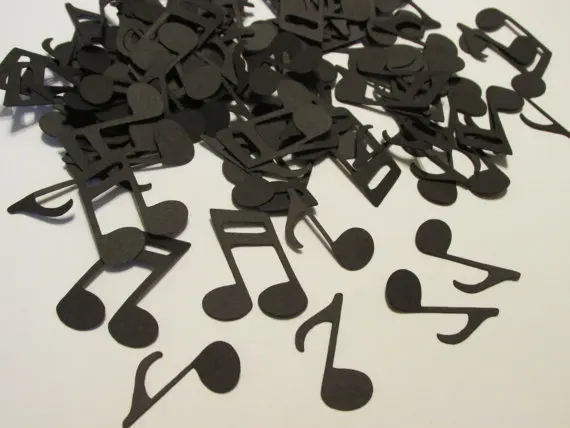 

Музыкальные ноты стол конфет Свадьба рассеиватели Девичник Вечеринка Скрапбукинг Украшение