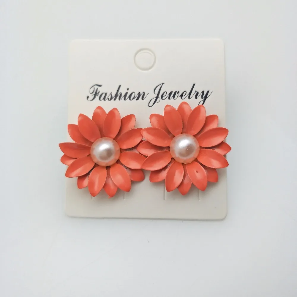 Красивые маленькие серьги в виде маргаритки для женщин 4ED30|daisy flower earrings|flower