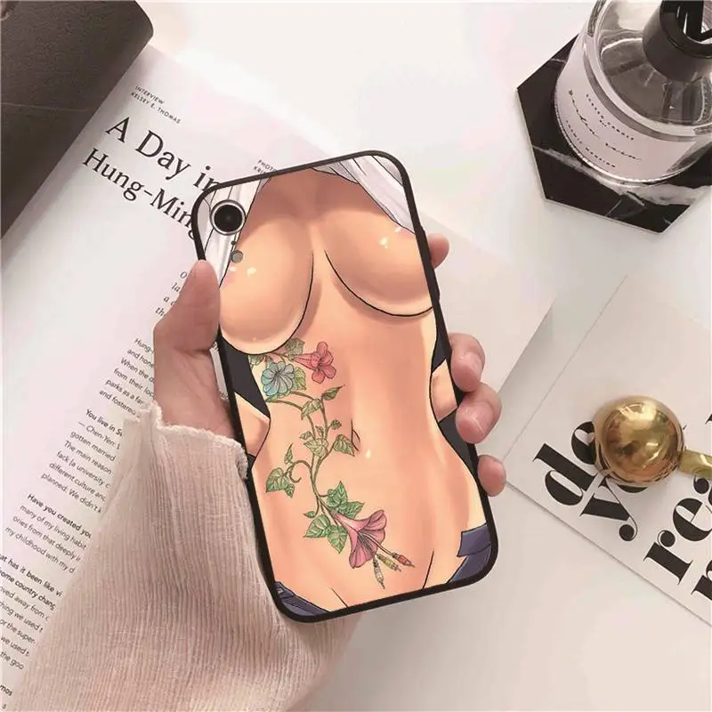 Yinuoda сексуальная девушка красные губы силиконовый чехол для телефона iPhone 8 7 6 6S 6Plus