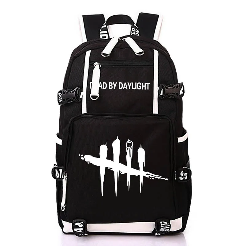 1 Рюкзак с принтом Dead by Daylight, рюкзак с игровой символикой, usb зарядка, рюкзак для ноутбука, большой рюкзак для путешествий, брезентовые школьные сумки, унисекс, рюкзак - Цвет: 1