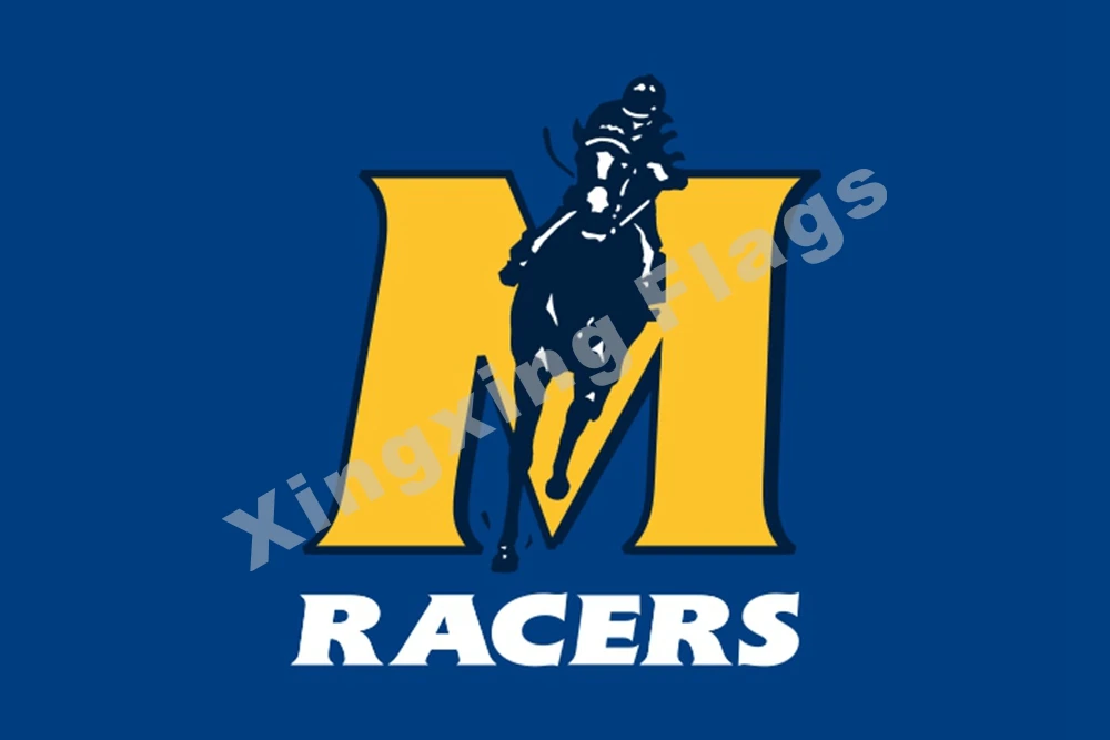 Murray State Racers Nation Flag 3ft X 5ft Polyester Banner Flying Size No.4 90*150cm Custom | Дом и сад