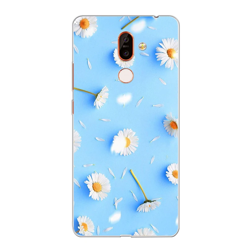 Ciciber чехол для телефона Nokia 9 PureView 1 2 3 5 6 7 8 Sirocco мягкая задняя крышка из ТПУ Plus Flower |
