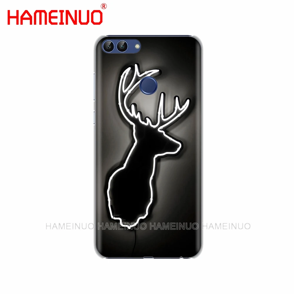 HAMEINUO Чехол для мобильного телефона с неоновым рисунком huawei Honor Y5 7C Y625 Y635 Y6 Y7 Y9 2017 2018