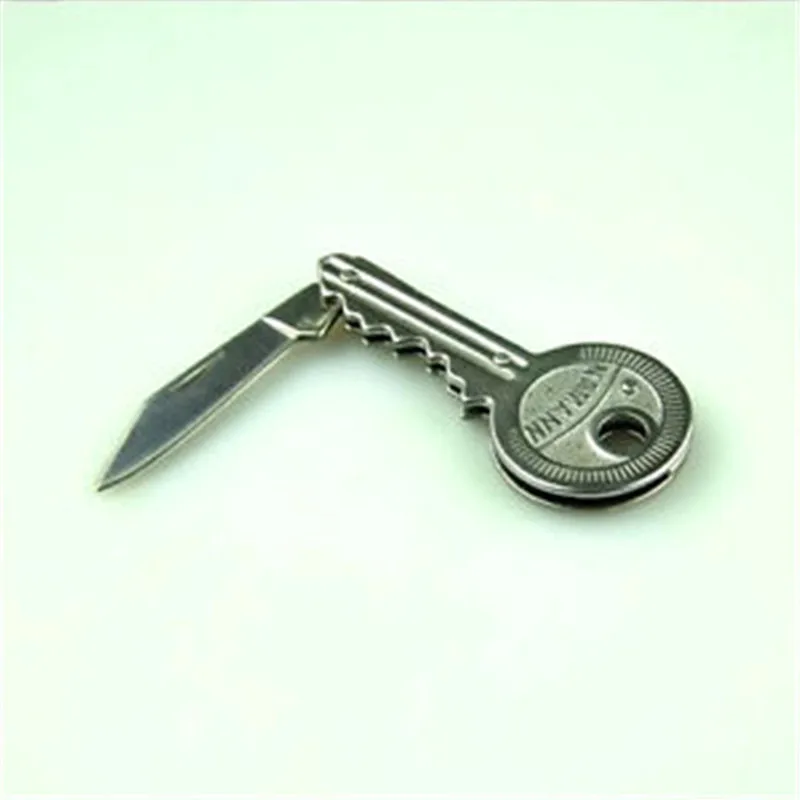 1 шт мини нож в виде ключа раза ключ карман Ножи брелок Овощечистка Портативный
