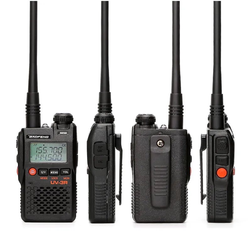 Baofeng UV 3R мини иди и болтай Walkie Talkie двухдиапазонный УКВ Портативный UV3R трансивер
