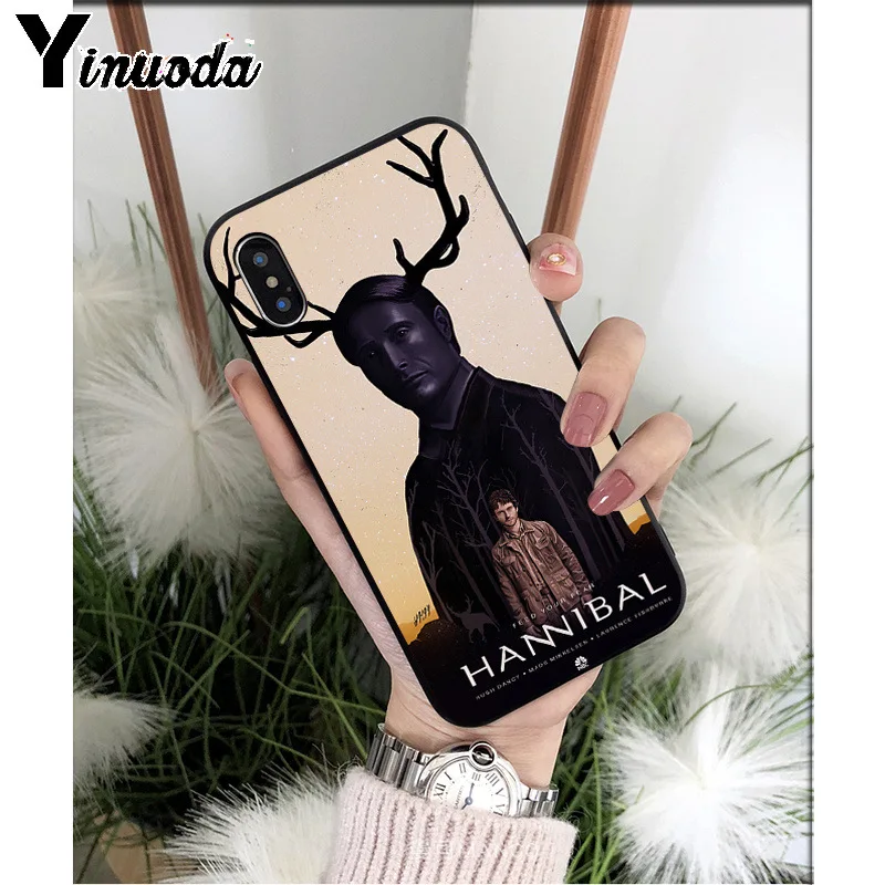 Yinuoda ТВ серия Hannibal высококачественный чехол для телефона для Apple iPhone 8 7 6 6S Plus X XS MAX 5 5S SE XR Чехол для мобильного телефона s